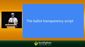 Online voting system used for primary elections for the French Presidential - presented by E.Leblond by EuroPython 2022