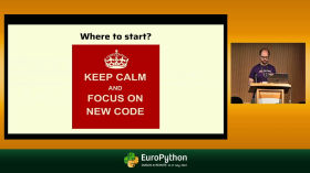 Managing the code quality of your project. Leave the past behind: Focus on new code - Andrea Guarino by EuroPython 2022