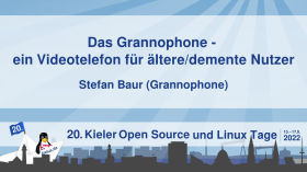 Das Grannophone - ein Videotelefon für ältere/demente Nutzer - Kielux 2022 by 20. Kielux 2022